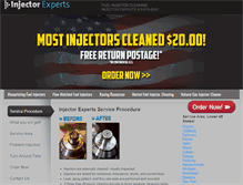 Tablet Screenshot of cleaninginjector.com